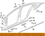 Gm Oem 18-20 Regal Sportback Pillars, Rocker Floor 13463939. Fixed Price $40.71.