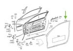 Mercedes-benz Rh Door Seal A203-720-04-78 For Mbz 180C, C320 & C230. Fixed Price $96.76.