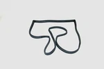 G3024 Fairchild Industries Door Seal Rear Passenger Right Side For Olds Chevy. Fixed Price $39.20.