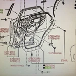 2015-2021 Lexus NX200T NX300H Left Rear Door Weatherstrip 6787278010. Fixed Price $49.00.