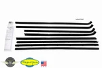 1968 1969 70 Dodge B-body Hardtop Door Window Felt Fuzzies Rubber Seal Pc Kit. Fixed Price $299.99.