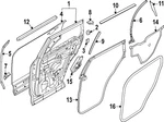 Genuine Infiniti Surround Weather-strip 828316SA0B. Fixed Price $100.39.