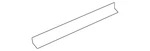 Genuine Acura Lower Weather-strip 72827-TX4-A01. Fixed Price $57.67.