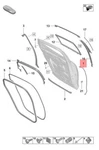 Genuine Porsche Panamera 97A 97B Door Seal Left Front 971839773. Fixed Price $42.43.