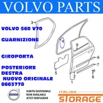 Volvo S60 V70 Rear Door Gasket Right New Original 8663778. Fixed Price $156.94.