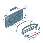 New Audi A3 Sportback Front Rh Inner Window Aperture Seal 8P4837480. Fixed Price $25.20.