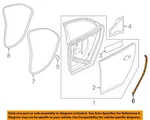 Gm Oem 13-16 Malibu Limited Door Components-rear W'strip 22871981. Fixed Price $152.59.