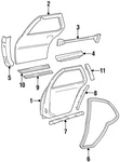 Genuine Gm Door Weather-strip 10181141. Fixed Price $15.91.