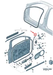 New Audi Q7 Front Right Outer Door Seal Rubber 4M0837718C No Duty. Fixed Price $89.57.