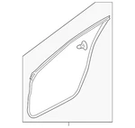 Genuine Nissan Door Weather-strip 80831-1KA0A. Fixed Price $133.66.
