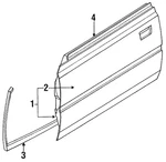 Genuine Nissan Weatherstrip 80831-35F01. Fixed Price $195.81.
