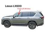 For 2022-2024 Lexus LX600 Driver Left Side Front Door Window Glass Laminated. Fixed Price $230.00.