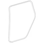 Genuine Mercedes-benz Edge Guard 167-697-26-00. Fixed Price $107.98.