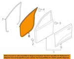 Kia Oem 17-22 Sportage Front Components-door W'strip 82130D9000. Fixed Price $32.55.
