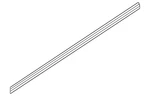 Genuine Nissan Weatherstrip 80838-7BA1A. Fixed Price $95.36.