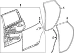 Genuine Gm Door Weather-strip 84798320. Fixed Price $29.09.
