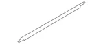 Genuine Audi Belt Molding 80A-853-763-G-3Q7. Fixed Price $317.28.