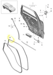 2015-2025 Porsche Macan Left Right Door Seal Weatherstrip 95B839911A Oem New. Fixed Price $105.00.