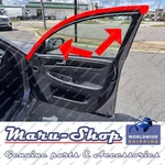 Upper-door Rubber Weatherstrip Seal Fr/rh For 08 14 Hyundai Genesis 4DR. Fixed Price $29.99.