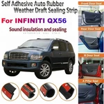 Door Rubber Seal Strips Weather Draft Wind Noise Reduction K For Infiniti QX56. Fixed Price $59.98.
