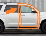 Toyota Genuine Sequoia 60 Usk Upk Weatherstrip, Front Door Opening Trim, Rh. Fixed Price $125.00.