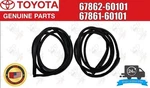 Toyota Genuine Land Cruiser Front Rh & Lh Door Weatherstrip Rubber Seal Kit Oem. Fixed Price $140.00.