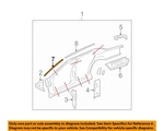 Gm Oem 00-11 Deville,dts Pillars, Rocker Floor Uniside-retainer 25659983. Fixed Price $28.23.