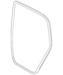 Genuine Volkswagen Weather-strip On Body 7P0-867-367-J. Fixed Price $263.51.