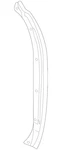 Genuine Gm Front Driver Side Door Auxiliary Weatherstrip 42756517. Fixed Price $12.95.