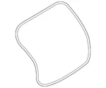 Genuine Nissan Body Weather-strip 90830-5RB0A. Fixed Price $69.53.