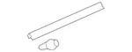 Genuine Honda Door Shell Seal 72828-TEA-T01. Fixed Price $15.96.