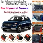 Door Rubber Seal Strips Weather Draft Wind Noise Reduction K For Hyundai Venue. Fixed Price $59.98.