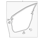 Genuine Lexus Door Weather-strip 67862-0E080. Fixed Price $211.44.