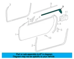 Mercedes-benz Front Right Door Window Belt Weatherstrip A2307200624. Fixed Price $178.87.