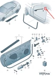 New Audi A5 F5 Front Right Inner Upper Door Seal Rubber 8W7831722B No Duties. Fixed Price $214.13.