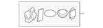 Genuine Volvo Door Shell Seal Kit 31209999. Fixed Price $55.18.