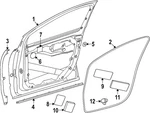 Genuine Mercedes-benz Door Shell Seal 294-698-02-00. Fixed Price $96.15.