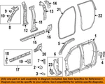 Gm Oem 15-22 Canyon,colorado Rear Door Components-w'strip Body 23271822. Fixed Price $142.09.