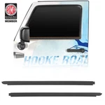Pair Front Door Window Belt Outer Weatherstrips Seal For 07-18 Jeep Wrangler Jk. Fixed Price $49.39.