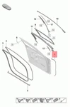 Genuine Porsche Panamera 97A 97B Door Seal Left Front 971837773. Fixed Price $48.92.