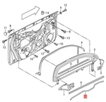 Genuine Window Aperture Seal Inner Audi 8P3837671A. Fixed Price $20.53.