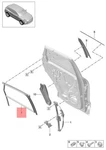 Genuine Porsche Macan Window Guide Right 95B839432D. Fixed Price $122.96.