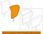 Gm Oem 16-19 Cruze Rear Components-door W'strip 84220315. Fixed Price $56.37.