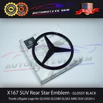 X167 Mercedes Gloss Black Star Emblem Rear Trunk Lid Logo Badge Amg GLS450. Fixed Price $54.99.
