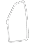 Genuine Mazda Door Seal ZZB1-58-760. Fixed Price $100.44.