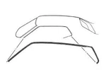 Mustang Roof Rail Weatherstrip Coupe & Fastback Mach Pair 1971 1972 1973. Fixed Price $70.95.