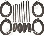 Apdty 155092 Belt Weatherstrip Window Channel Kit 16-PIECE. Fixed Price $217.79.