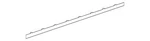 Genuine Mercedes-benz 2008-2014 C250 C300 Lower Weather-strip 204-690-35-62. Fixed Price $56.50.