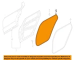 Hyundai Oem 20-25 Palisade Rear Components-door W'strip 83130S8000. Fixed Price $109.62.