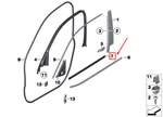 New Bmw X4 F26 Front Right Inside Door Channel Sealing 51337364750 No Duties. Fixed Price $90.25.